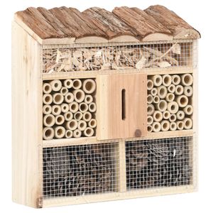 VidaXL Insectenhotel 30x10x30 cm vurenhout