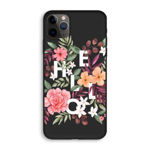 Hello in flowers: iPhone 11 Pro Biologisch afbreekbaar hoesje