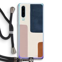 Geo #5: Huawei P30 Transparant Hoesje met koord
