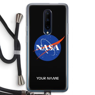 NASA: OnePlus 7 Pro Transparant Hoesje met koord