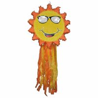 Vrolijke zon pinatas 50 cm