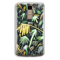 Tropical Palms Dark: LG K10 (2016) Transparant Hoesje