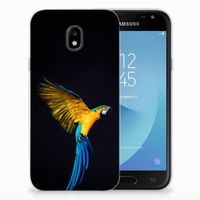 Samsung Galaxy J3 2017 TPU Hoesje Papegaai - thumbnail