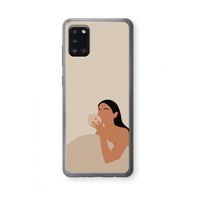 Fresh coffee: Samsung Galaxy A31 Transparant Hoesje