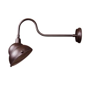 Clyde wandlamp bruin XXL