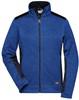 James & Nicholson JN861 Ladies´ Knitted Workwear Fleece Jacket -STRONG- - Royal-Melange/Navy - L