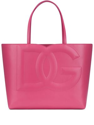Dolce & Gabbana sac cabas DG Logo - Rose