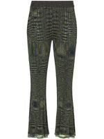 Proenza Schouler White Label pantalon Space Dye en maille nervurée - Bleu - thumbnail