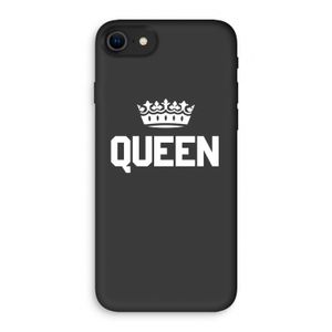 Queen zwart: iPhone SE 2020 Biologisch afbreekbaar hoesje