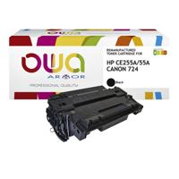 Tonercartridge owa hp ce255a zwart