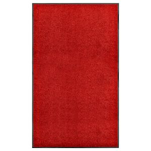 Deurmat wasbaar 90x150 cm rood