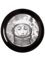 Fornasetti plateau Palombara décoré à la main - Noir