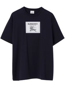 Burberry t-shirt Prorsum Label à patch logo - Bleu