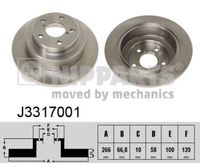 Nipparts Remschijf J3317001