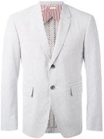 Thom Browne blazer rayé - Blanc