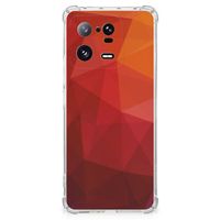 Shockproof Case voor Xiaomi 13 Pro Polygon Red - thumbnail