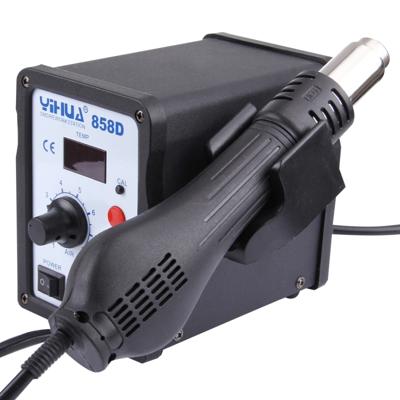 YIHUA 858D AC 220V LED display instelbare temperatuur hete luchtpistool