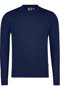 HAKRO Performance Comfort Fit Sweatshirt ronde hals inkt, Effen