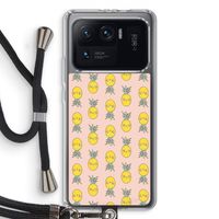 Ananas: Xiaomi Mi 11 Ultra Transparant Hoesje met koord
