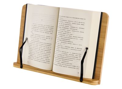Fedec Bamboe Boekenstandaard - Opvouwbaar - 38x28cm