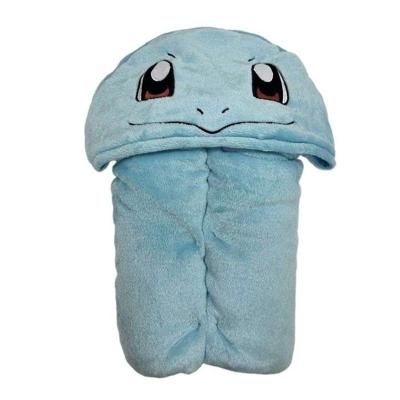 3D Fleece Deken met Capuchon - POKEMON - Squirtle - 120 x 150 cm - Zacht en kleurrijk