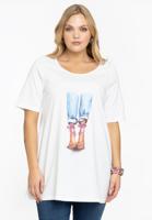 Yoek Tuniek flare SUMMER VIBE | Wit | Maat 54/56