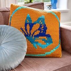 Bountiful Butterfly Pillow Garen en Haakpakket