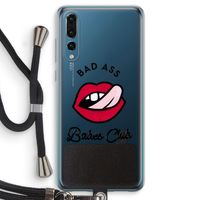 Badass Babes Club: Huawei P20 Pro Transparant Hoesje met koord
