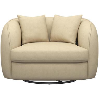 Loveseat Enzio - stof Elephant - beige - Leen Bakker