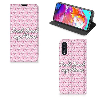 Samsung Galaxy A70 Design Case Flowers Pink DTMP Samsung Galaxy A70 Design Case Flowers Pink DTMP