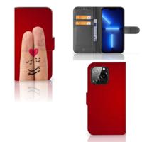 iPhone 13 Pro | Wallet Case | met Pasjes | Liefde - Origineel Romantisch Cadeau