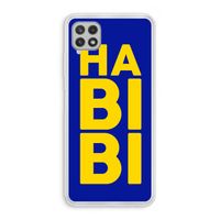 Habibi Blue: Samsung Galaxy A22 4G Transparant Hoesje