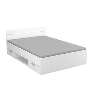 Calicosy - Bed met opbergruimte Michigan - 204 cm - Wit