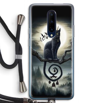 Moonlight Companions: OnePlus 7 Pro Transparant Hoesje met koord