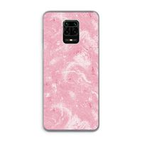 Abstract Painting Pink: Xiaomi Redmi Note 9 Pro Transparant Hoesje