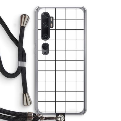 Rooster: Xiaomi Mi Note 10 Transparant Hoesje met koord