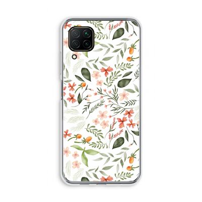 Sweet little flowers: Huawei P40 Lite Transparant Hoesje
