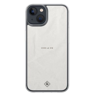 iPhone 13 mini hybride hoesje - Vive la vie