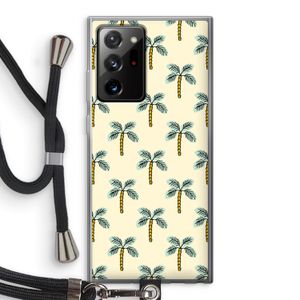 Paradise: Samsung Galaxy Note 20 Ultra / Note 20 Ultra 5G Transparant Hoesje met koord