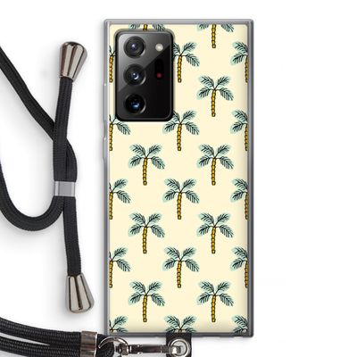 Paradise: Samsung Galaxy Note 20 Ultra / Note 20 Ultra 5G Transparant Hoesje met koord