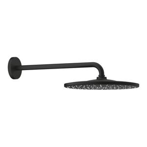 GROHE Rainshower hoofddoucheset met 1 straalsoort Ø31cm douchearm wandmontage 42.2cm phantom black