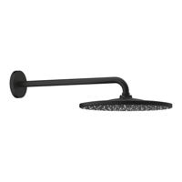 GROHE Rainshower hoofddoucheset met 1 straalsoort Ø31cm douchearm wandmontage 42.2cm phantom black - thumbnail