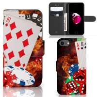 iPhone 7 | 8 | SE (2020) | SE (2022) | Wallet Case | met Pasjes | Casino