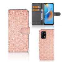 OPPO A74 4G Telefoon Hoesje Pattern Orange - thumbnail