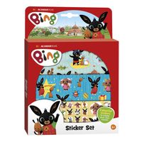 Bing stickerset - 3 vellen en speelachtergrond - creatief speelgoed - thumbnail