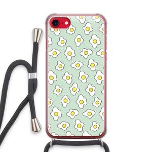 Spiegeleitjes: iPhone SE 2020 Transparant Hoesje met koord