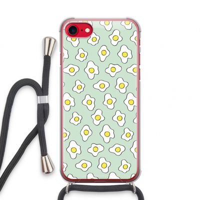 Spiegeleitjes: iPhone SE 2020 Transparant Hoesje met koord