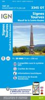 Wandelkaart - Topografische kaart 3345OT Signes - Tourves | IGN - Institut Géographique National - thumbnail