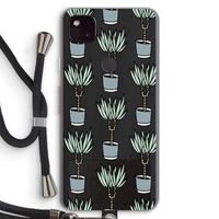 Boompje: Pixel 4a 5G Transparant Hoesje met koord