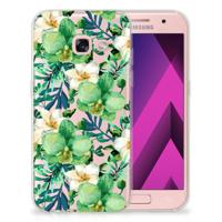Samsung Galaxy A3 2017 | TPU Case | Orchidee Groen